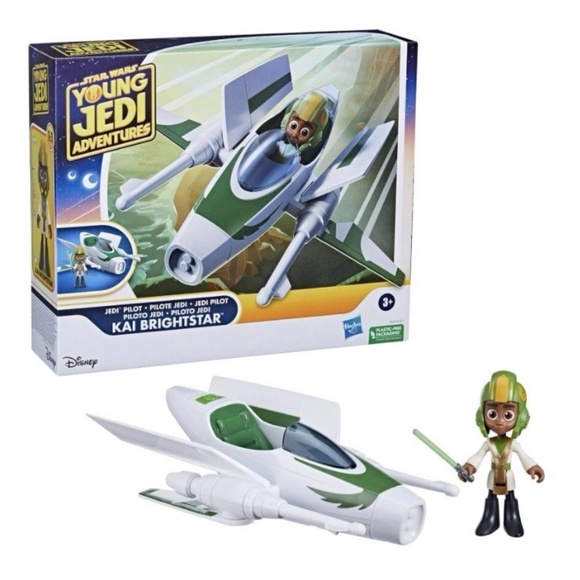 Hasbro Disney Star Wars: Young Jedi Adventures: Pilot Kai Brightstar 2023 New - Picture 1 of 9